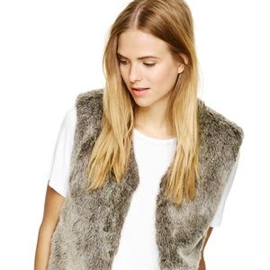 Talula Park Slope Vest - Vegan Fur